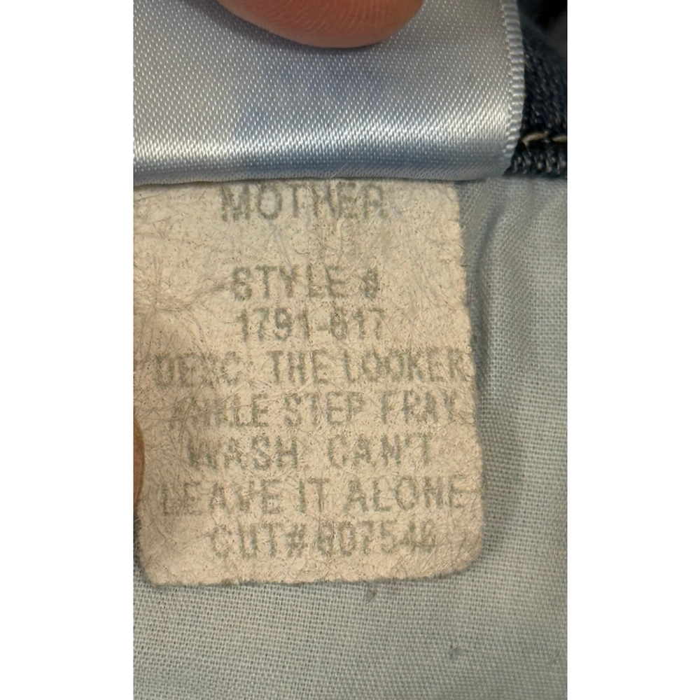 MOTHER Women’s The Looker Ankle Can’t Leave It Alone Wash Cropped Raw Hem 30 - Picture 10 of 12